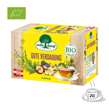 Willi Dungl Bio Tee Gute Verdauung, wohltuender Kräutertee, 20 Teebeutel
